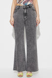 Wide-Leg Straight Jeans