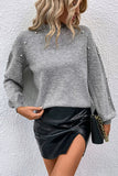 Pearl-Embellished Sweater