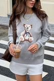 Cozy Bear Pattern Sweater