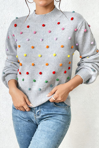 Playful Polka Dot Sweater