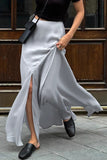 Elegant Maxi Skirt with Slit