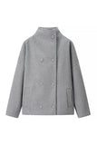 Double-Breasted Minimalist Jacket