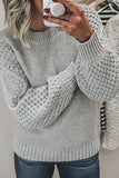 Textured Knit Sweater
