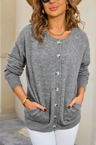 Classic Button-Front Cardigan