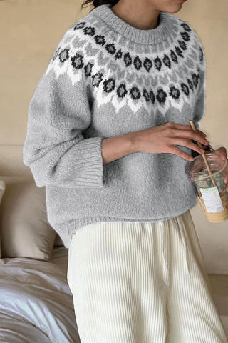 Nordic Patterned Cozy Sweater