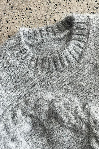 Cable-Knit Sweater