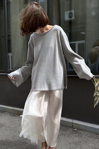 Oversized Knit Top