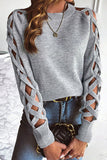 Cutout Sleeve Sweater