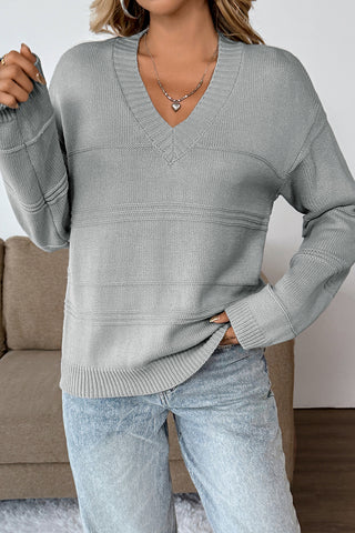 Casual V-Neck Sweater
