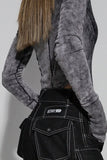 Sleek Long Sleeve Bodysuit with Zip Detail