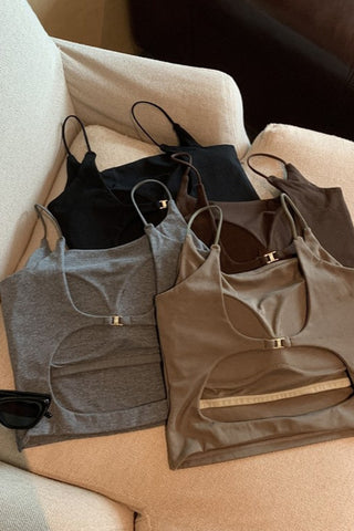 Stylish Cutout Tank Top