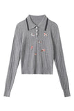 Playful Patterns Collar Polo Shirt
