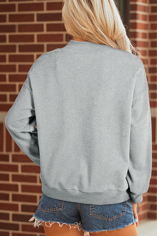 Relaxed Fit High-Neck Sweatshirt