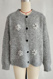 Floral Button-Up Cardigan