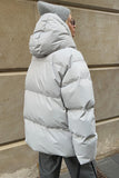 Versatile Puffer Jacket with High Collar