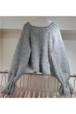 Embellished Fluffy Sweater