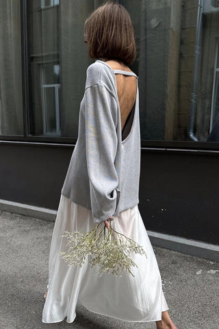 Oversized Knit Top