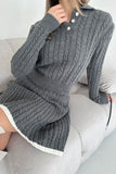 Knit Sweater and Skirt Set
