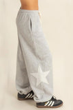Star-Embellished Casual Pants