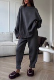 Relaxed Fit Sweater and Pants Set