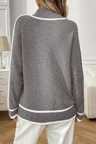 Classic Mock-Neck Sweater