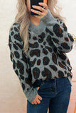 Stylish Animal Print Sweater