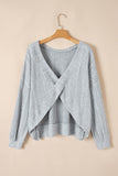 Ribbed Knit Pullover Top