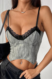 Lace Trimmed Camisole Top