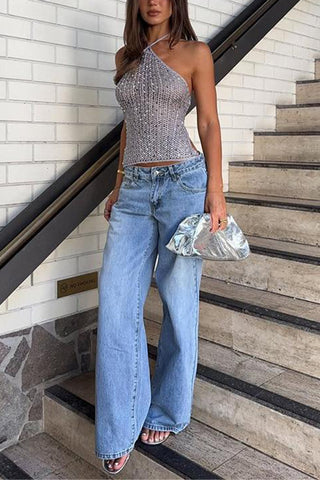 Chainmail Halter Tank Top
