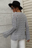 Elegant Lace Knit Sweater