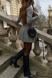 Elegant Flared Evening Dress