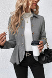 Chic Button-Front Blazer
