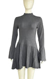 Elegant Flared Evening Dress