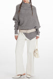 Asymmetric Collared Sweater