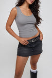 Eyelet-Trim Tank Top
