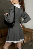Classic Collar Casual Dress