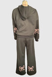 Relaxed Fit Hoodie and Pants Set