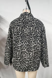 Animal Print Oversized Jacket