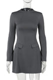 Stylish A-Line Casual Dress
