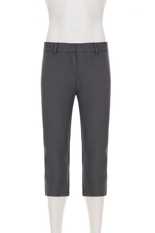 Cropped Casual Trousers