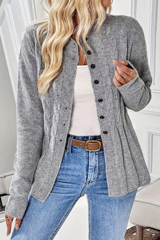 Button-Down Knit Cardigan