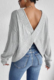Ribbed Knit Pullover Top