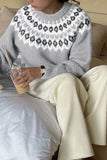 Nordic Patterned Cozy Sweater