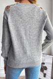 Cutout Sleeve Sweater