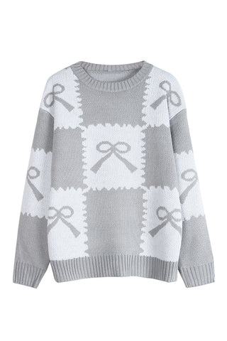 Elegant Bow Accent Sweater