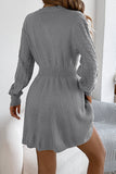 Knit Cable Sweater Dress