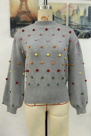 Playful Polka Dot Sweater