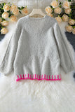 Star Design Cozy Sweater