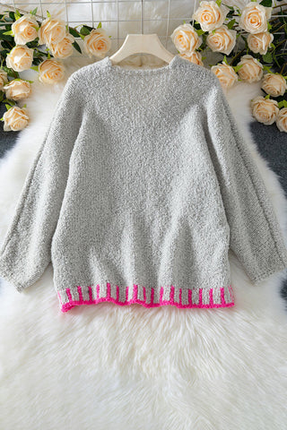 Star Design Cozy Sweater