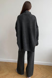 Cozy Turtleneck Knit Pants Set
